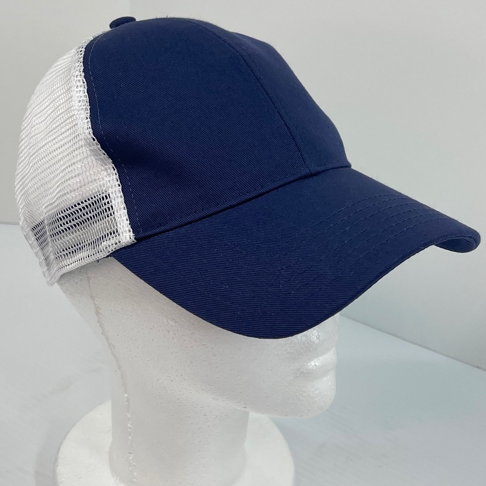 Warehouse Boutique NWOT Trucker Hat Navy and White